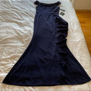 Lulu’s Mila Ruffled off the Shoulder Maxi, Medium